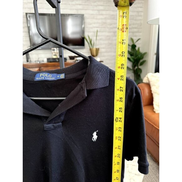 Polo Ralph Lauren Black The Iconic Mesh Polo Shirt Mens Size Medium - Picture 4 of 6